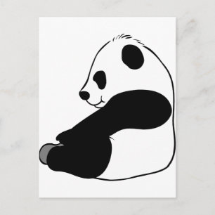 Cartão Postal Panda