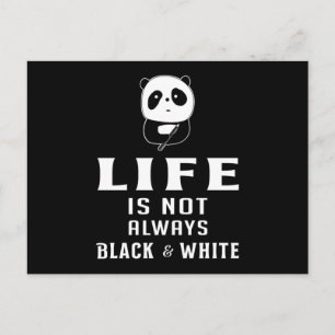 Cartão Postal Panda Bear Animal Bonito Pandas Paw Ideia Engraçad