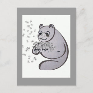 Cartão Postal Panda Bears
