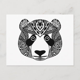 Cartão Postal Panda inspirada