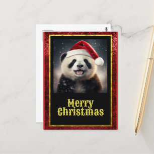 Cartão Postal Panda Natal
