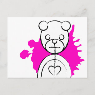 Cartão Postal panda splatz.