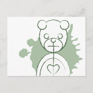 Cartão Postal panda splatz.