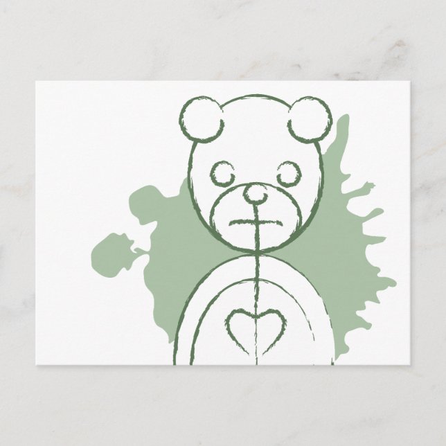 Cartão Postal panda splatz. (Frente)