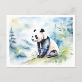Cartão Postal Panda traz boa sorte