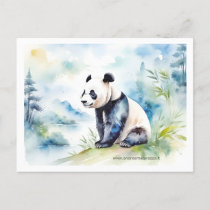 Cartão Postal Panda traz boa sorte
