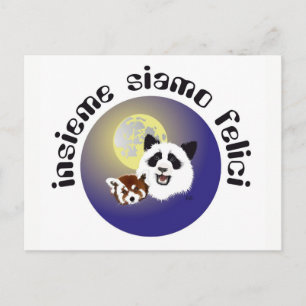 Cartão Postal Panda Treffen Postkarte