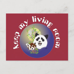 Cartão Postal Panda Treffen Postkarte