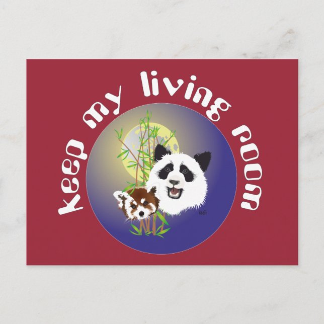 Cartão Postal Panda Treffen Postkarte (Frente)