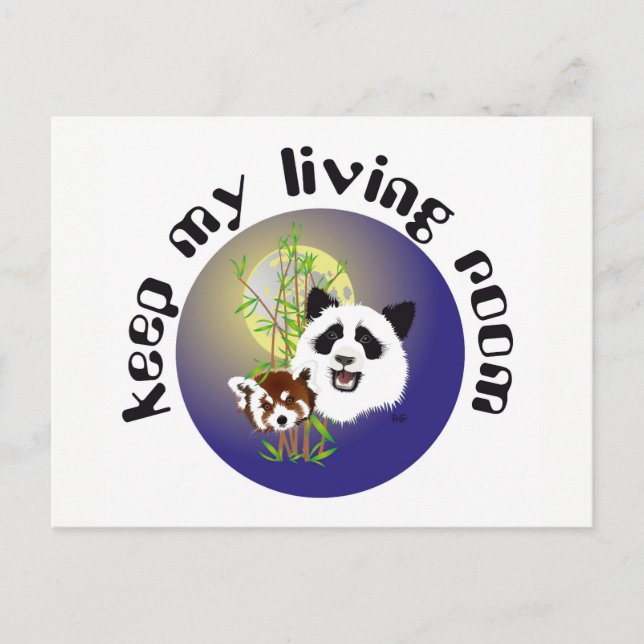 Cartão Postal Panda Treffen Postkarte (Frente)
