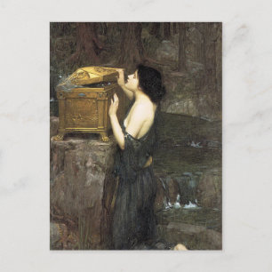 Cartão Postal PaNDoRA, de John William Waterhouse, 1896