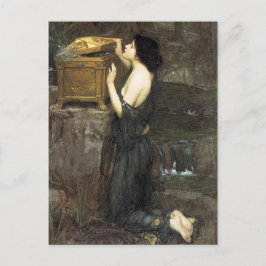 Cartão Postal Pandora, por John William Waterhouse, 1896