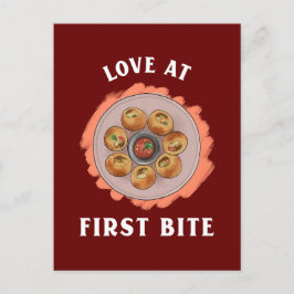 Cartão Postal pani puri gol gappa