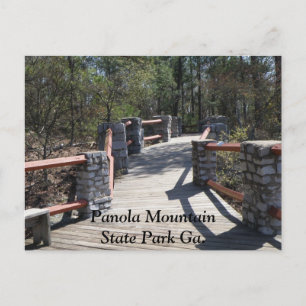 Cartão Postal Panola Mountain State Park Ga. Ponte