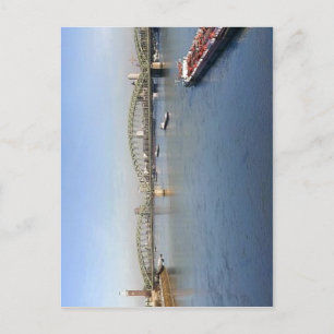 Cartão Postal Panorama Cologne, Alemanha. Vista do Deutzer Br?c