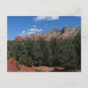 Cartão Postal Panorama das Rochas Vermelhas na Arizona de Sedona