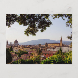 Cartão Postal Panorama de Florença, Itália