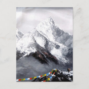 Cartão Postal Panoramic View Of Everest Mountain