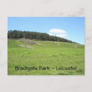 Cartão Postal Panorâmica View Bradgate Park