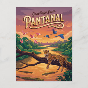Cartão Postal Pantanal Brasil