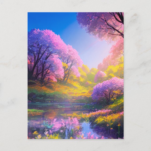 Cartão Postal Pântano charmoso (Frente)