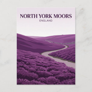 Cartão Postal Pântanos de North York Reino Unido