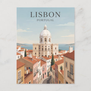 Cartão Postal Panteão Alfama Portugal
