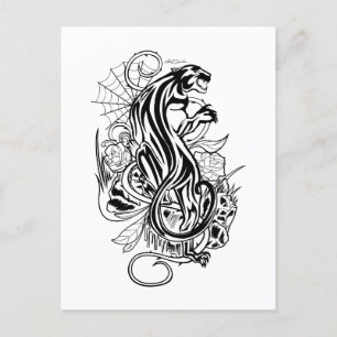 Cartão Postal Pantera