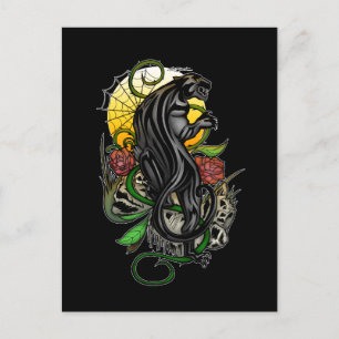 Cartão Postal Pantera