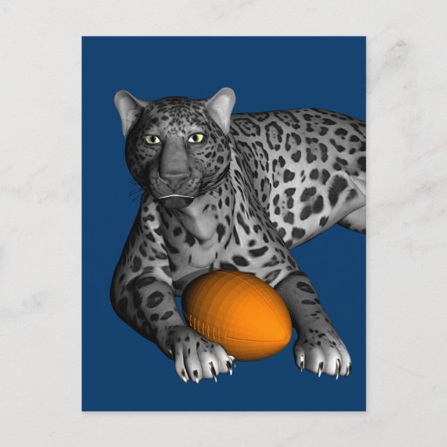 Cartão Postal Pantera de Futebol (Frente)