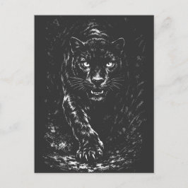 Cartão Postal Pantera Negra — por BurnsInHell