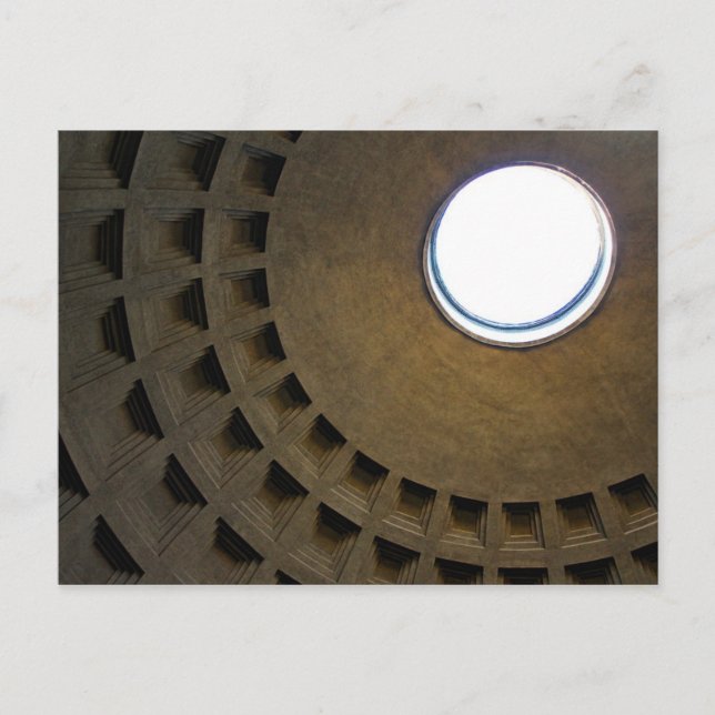 Cartão Postal Pantheon Roof (Frente)