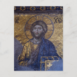 Cartão Postal Pantocrator cristo