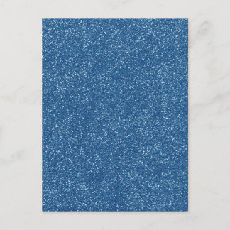 Cartão Postal PANTONE Classic Blue com faux Glitter