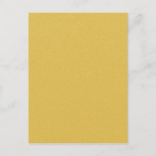 Cartão Postal PANTONE Custard AMARELO com cintilação fina