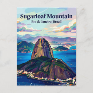 Cartão Postal Pão de Açúcar Brasil