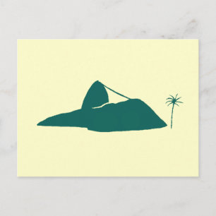 Cartão Postal Pão de Açúcar Rio Brasil