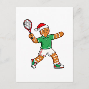 Cartão Postal Pão de Mel Tênis Natal 2026 Feriado Esportes