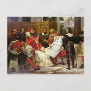 Cartão Postal Papa Júlio II ordenando Bramante