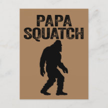 Papa Squatch Engraçado Pé Grande - Presente Dia de