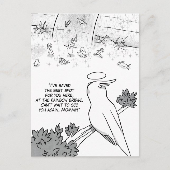 Cartão Postal Papagaio-de-galeria-arco-íris (Frente)