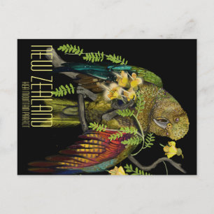 Cartão Postal Papagaio de Montanha da Nova Zelândia