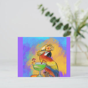 Cartão Postal Papagaios de Festa