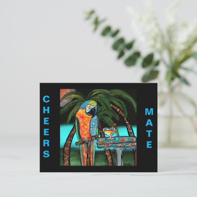 Cartão Postal Papagaios de Festa            (Em pé/Frente)