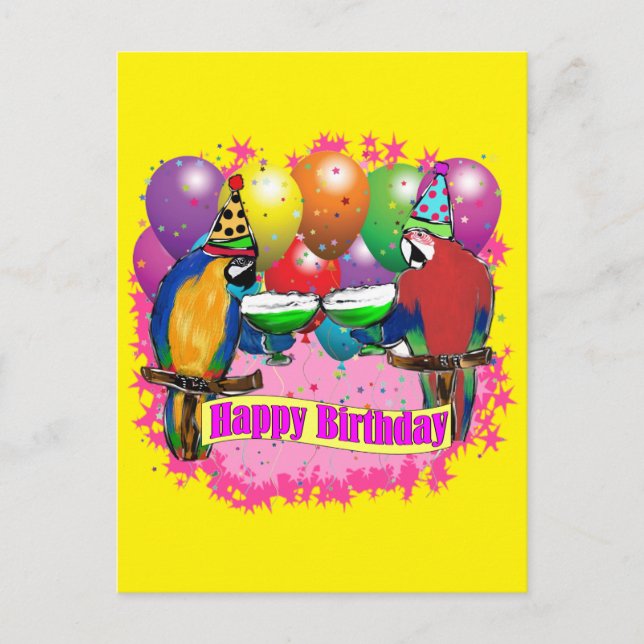 Cartão Postal PAPagaios DE FESTA (Frente)