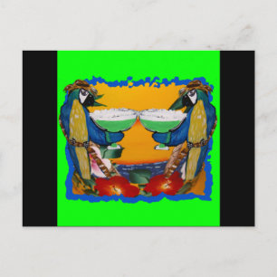 Cartão Postal Papagaios do partido