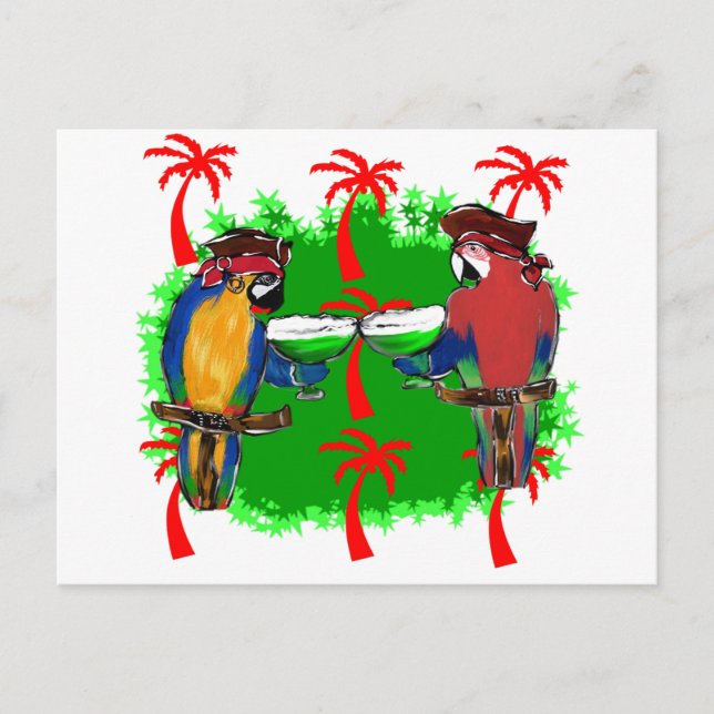 Cartão Postal PAPagaios PIRATAS (Frente)