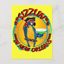 CARTÃO POSTAL PAPAGAIOS SIZZLIN