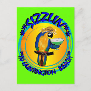 CARTÃO POSTAL PAPAGAIOS SIZZLIN