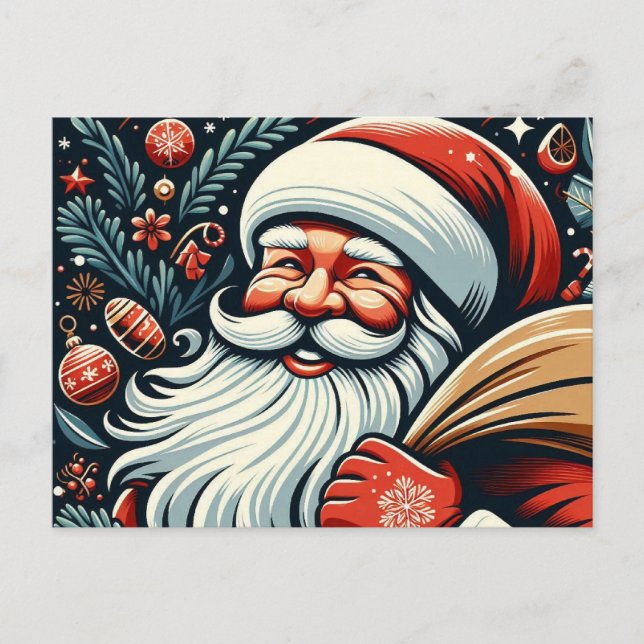 Cartão Postal Papai Noel 10 (Frente)